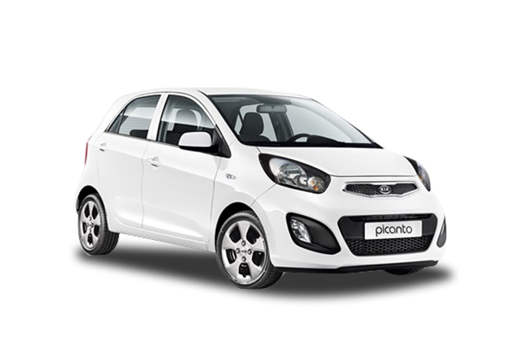 Automax Corfu Car Rental white Kia Picanto